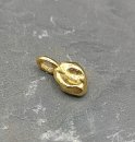 Goldnugget / Goldklumpen Anhänger aus 333 Gold mit Öse
