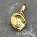 Goldnugget / Goldklumpen Anhänger aus 333 Gold mit Öse