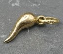 Kleiner Vintage 750 Goldanhänger – Horn