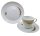 Rosenthal Romanze in Dur  3tlg. Set handbemalt in Gold