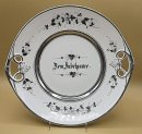 KPM Biedermeier Obstschale Henkelschale "Dem...
