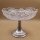 Glas Aufsatzschale auf Silberfuß um 1930