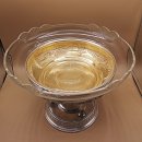 Jugendstil Aufsatzschale mit original Glaseinsatz um 1910