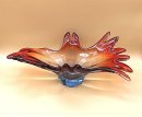 Murano Sommerso Schale "Feuervogel" aus den 60er Jahre Vintage