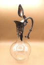 Jugendstil Karaffe / Dekanter mit versilberter Montur um 1910