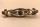 Längliche Jugendstil Türkis Brosche vergoldet um 1920