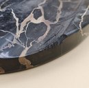 Nero Portoro Schreibtischgarnitur - Tintenfaß - Briefhalter - Löschwiege um 1920