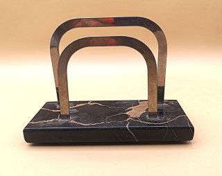 Nero Portoro Briefhalter Briefständer Dokumentenhalter um 1920