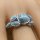 925 Silber Designer Ring mit Larimar RG57