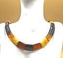 Baltisches ART DECO Bernstein Mix Collier