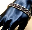 Böhmen Granat Armband vergoldet  ART DECO  um 1930
