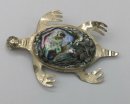 Vintage Taxco Meeres Schildkröten Brosche aus den 50er