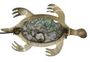 Vintage Taxco Meeres Schildkröten Brosche aus den 50er