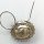 Victorianische Böhmen Granat Brosche vergoldet  um 1880