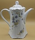 Hutschenreuther Kaffee Kanne - Form Racine - Dekor Clematis Violetta