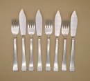 WMF Fisch Besteck Dekor 2500 Bauhaus Kurt Mayer (8 -teilig)