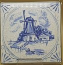 Villeroy & Boch Mettlach Kannenuntersetzer "Windmühle"