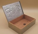 Metallbox für Schmuck, Tabak oder andere Kleinigkeiten von 1960