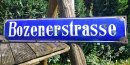 Rarität - emailliertes Straßenschild...
