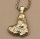 Goldnugget / Goldklumpen Anhänger aus 750 Gold mit Öse