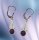 835 Silber Ohrringe Ohrstecker Ohrhänger mit Lavendel Jade