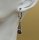 835 Silber Ohrringe Ohrstecker Ohrhänger mit Lavendel Jade