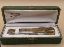 Jugendstil Silber Zuckerzange teilvergoldet - Frankreich um 1910