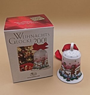SAMMELEDITION Hutschenreuther Weihnachtsglocke 2001 Ole Winther