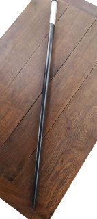 Selterner Dimple-Gehstock mit 925er Silber & Schraubknauf – Schottland, 20. Jh.