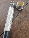 Selterner Dimple-Gehstock mit 925er Silber & Schraubknauf – Schottland, 20. Jh.