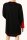 True Vintage 80er Powerdress Blazer von Hella Rotthoff – Größe L / 40 – Schwarz Rot – Extravagant & Einzigartig