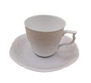 Rosenthal Sanssouci Weiß – Kaffeetasse mit Untertasse aus den 1930er Jahren | Elegantes Porzellan im Rokoko-Stil