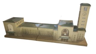 Märklin Blechbahnhof Stuttgart 1930er Jahre | Spur 0 | Original Antik Modell mit Zubehör