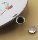 WMF Kinder-Warmhalteteller 1930er Jahre  Porzellan & vernickeltes Metall - Vintage Sammlerstück