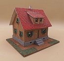 Vau-Pe Nr. 109 Einfamilienhaus 1955 - Original Modellhaus H0 - Handgefertigt aus Naturmaterialien