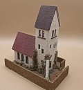 Faller Kirche mit Läutwerk Nr. 237 (1952) – Seltene Modellbau-Kirche aus Naturmaterialien