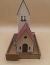 Faller Kirche mit Läutwerk Nr. 237 (1952) – Seltene Modellbau-Kirche aus Naturmaterialien