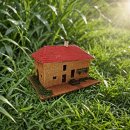 Vau-Pe Nr. ? Haus 50er  - Original Modellhaus H0 - Handgefertigt aus Naturmaterialien (2)