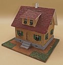 Vau-Pe Nr. 109 Einfamilienhaus 1955 - Original Modellhaus H0 - Handgefertigt aus Naturmaterialien (1)