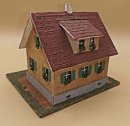 Vau-Pe Nr. 109 Einfamilienhaus 1955 - Original Modellhaus H0 - Handgefertigt aus Naturmaterialien (1)