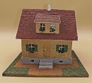 Vau-Pe Nr. 109 Einfamilienhaus 1955 - Original Modellhaus H0 - Handgefertigt aus Naturmaterialien (1)