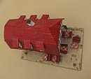 Rudolf Spitaler Nr. 455 Gasthof von 1955 – Original Modellhaus H0, handgefertigt aus Naturmaterialien