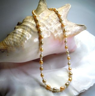 ECHT Swasser Perlen Collier - feines Braut Collier