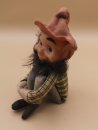 Vintage Hillbilly Figur von Jestia Japan – Stofffigur aus den 1960er Jahren – 21 cm