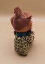 Vintage Hillbilly Figur von Jestia Japan – Stofffigur aus den 1960er Jahren – 21 cm
