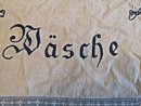 Antikes besticktes Leinentuch „Spruchtuch“...