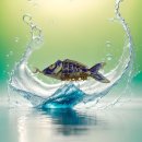 Vintage Wackelfisch Anhänger aus China –...