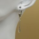 333 Gold Hängeohrringe – Vintage Design aus den Roaring Twenties, 37 mm