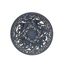 Antiker Buderus Eisenguss-Teller „Flussgötter“ – Ø 21 cm – Schinkel-Design