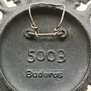 Antiker Buderus Eisenguss-Teller „Flussgötter“ – Ø 21 cm – Schinkel-Design